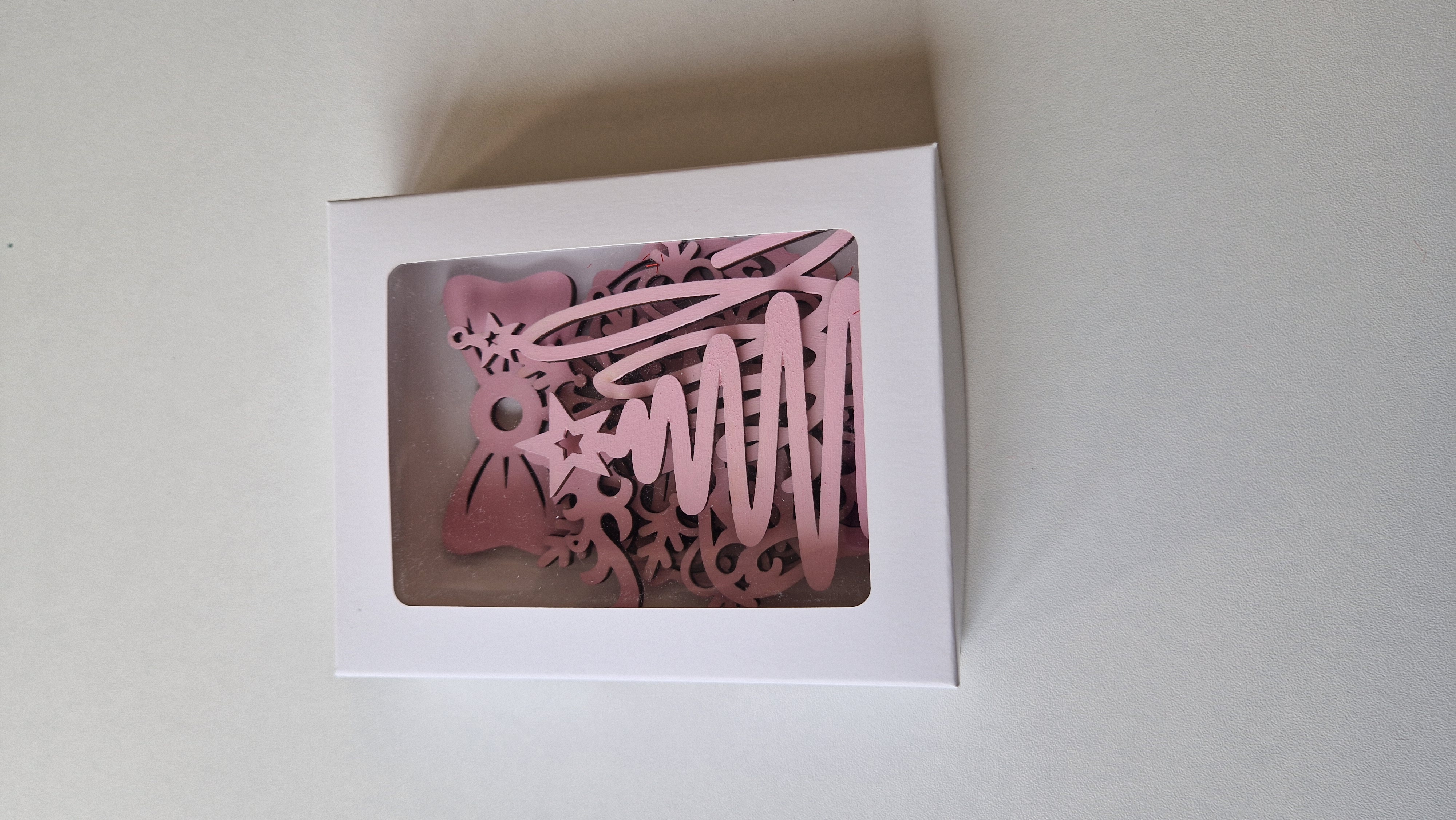 Set de 5 Globuri Roz