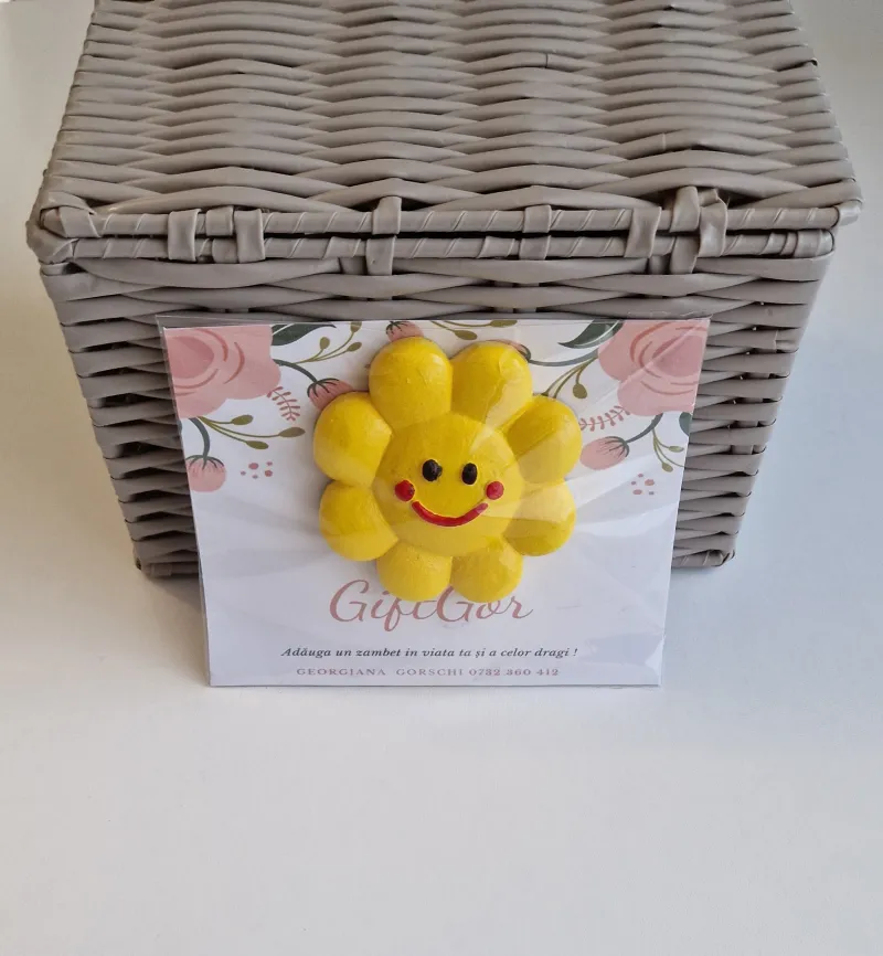 Magnet ceramic floare 